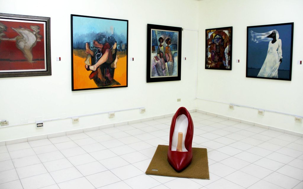 Expocisión Galeria Baret en la XVIII feria del Libro Espaillat 2012